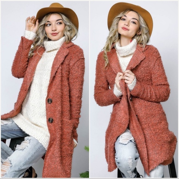 Store Closing!! Knit Boyfriend Jacket - Picture 3 of 4